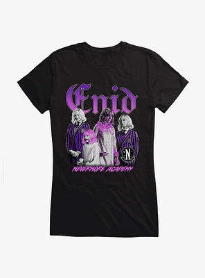 Wednesday Enid Nevermore Academy Girls T-Shirt