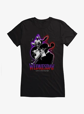 Wednesday Sharp-Edged Girls T-Shirt