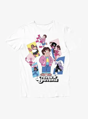 Steven Universe Character Panel Boyfriend Fit Girls T-Shirt
