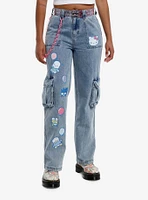 Hello Kitty And Friends Balloon Denim Cargo Pants