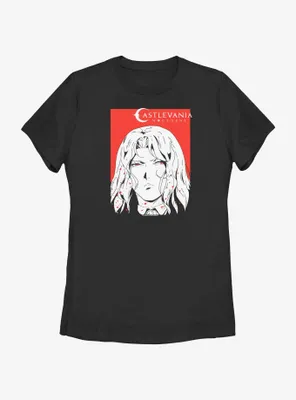 Castlevania: Nocturne Alucard Portrait Womens T-Shirt