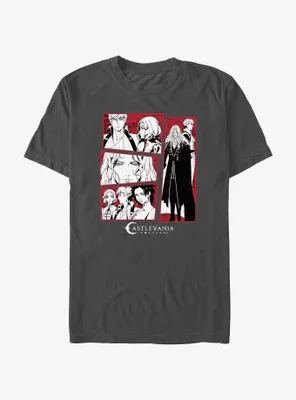 Castlevania: Nocturne Good Guys Panels T-Shirt