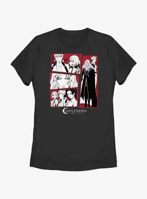 Castlevania: Nocturne Good Guys Panels Womens T-Shirt
