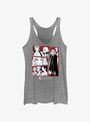 Castlevania: Nocturne Good Guys Panels Womens Tank Top