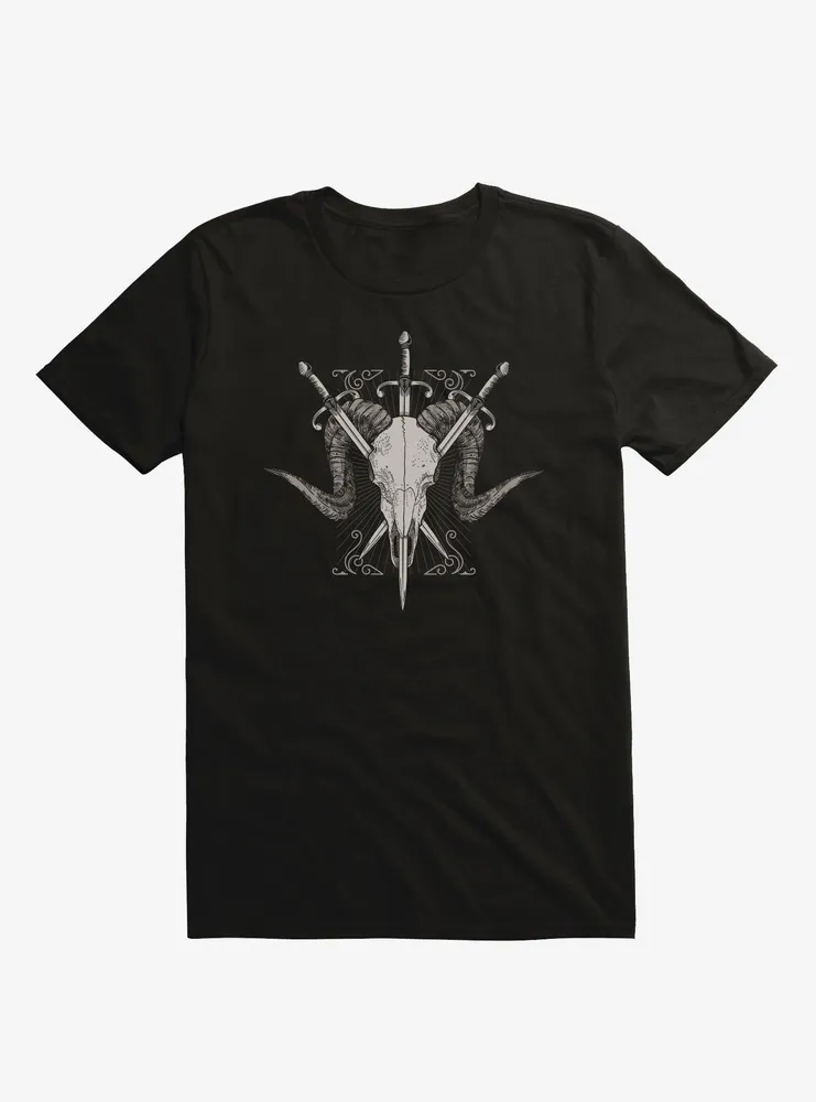 Ram's Skull With Horns T-Shirt