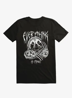 Sloth Everything Is Fine T-Shirt