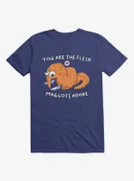 Squiggle Worms Flesh Maggots T-Shirt