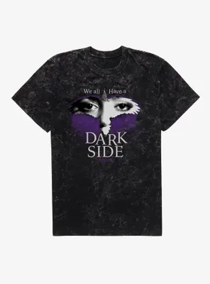 Wednesday We All Have A Dark Side Mineral Wash T-Shirt