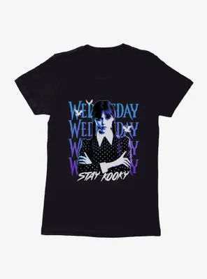 Wednesday Stay Kooky Womens T-Shirt
