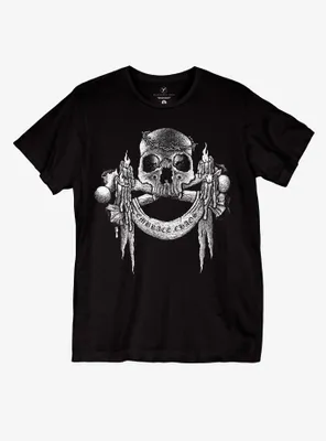 Embrace Chaos Skull & Crossbones T-Shirt By Dylan G. Smith