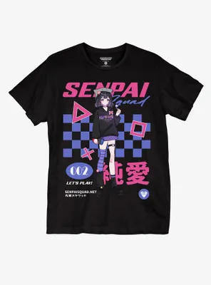 Let's Play Gamer Girl T-Shirt By Senpai Squad