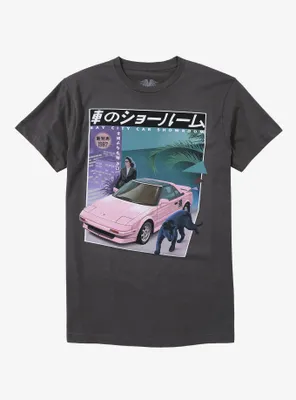 Pink Car Panther T-Shirt By Vapor95