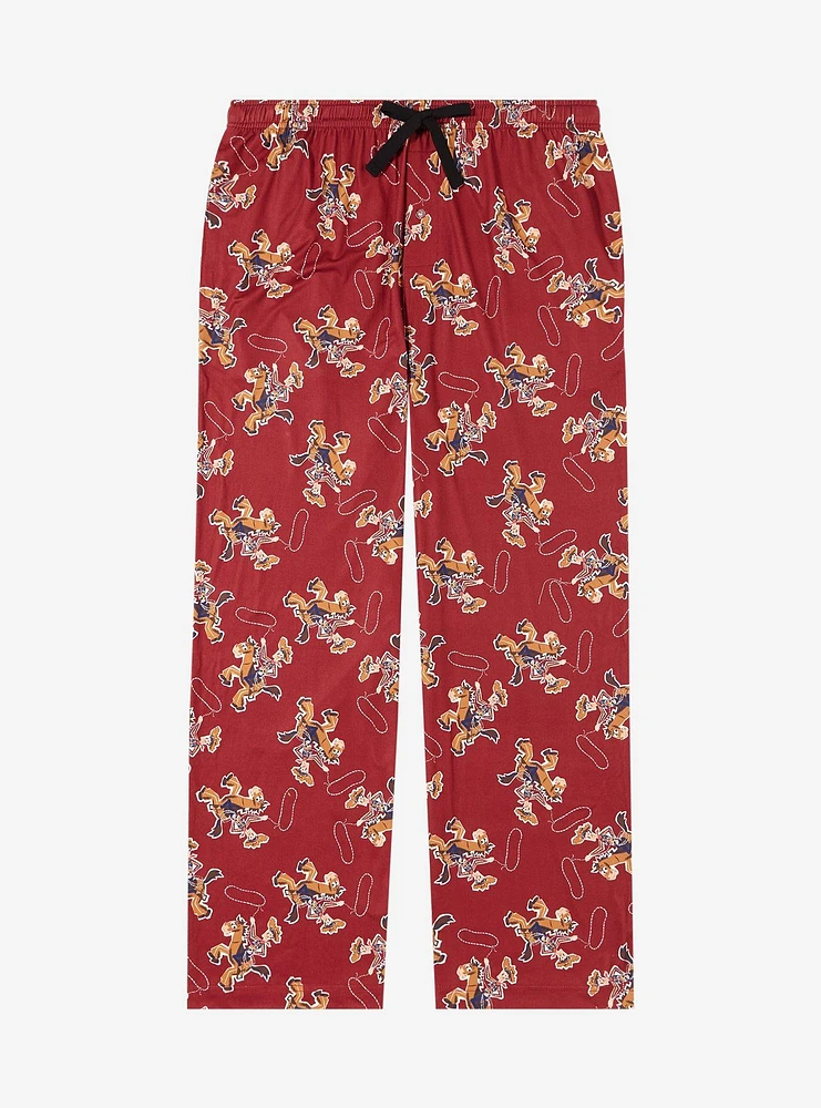 Disney Pixar Toy Story Woody and Bullseye Rodeo Allover Print Sleep Pants — BoxLunch Exclusive