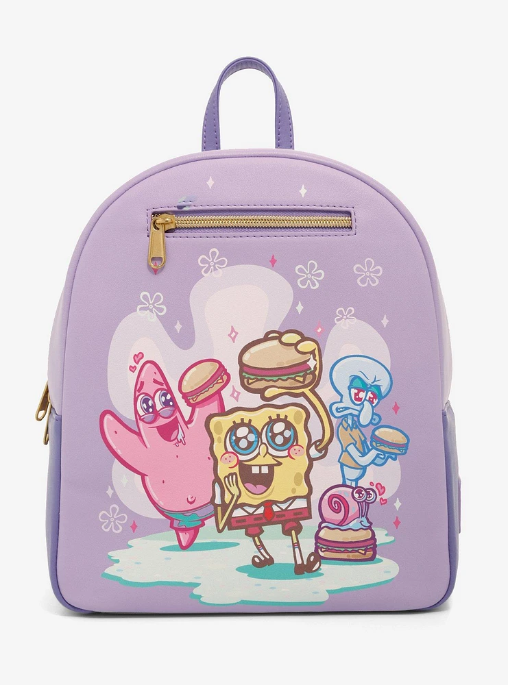 Loungefly SpongeBob SquarePants 25th Anniversary Lavender Mini Backpack