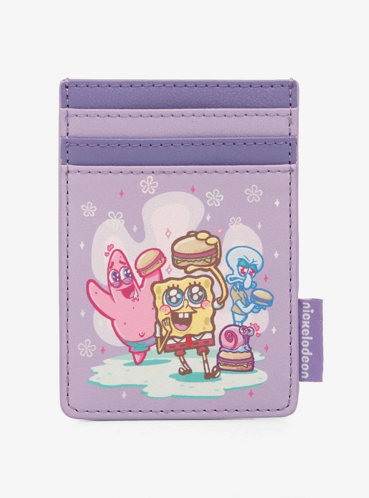 Loungefly SpongeBob SquarePants 25th Anniversary Lavender Cardholder