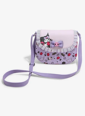 Kuromi Cherry Lace Crossbody Bag