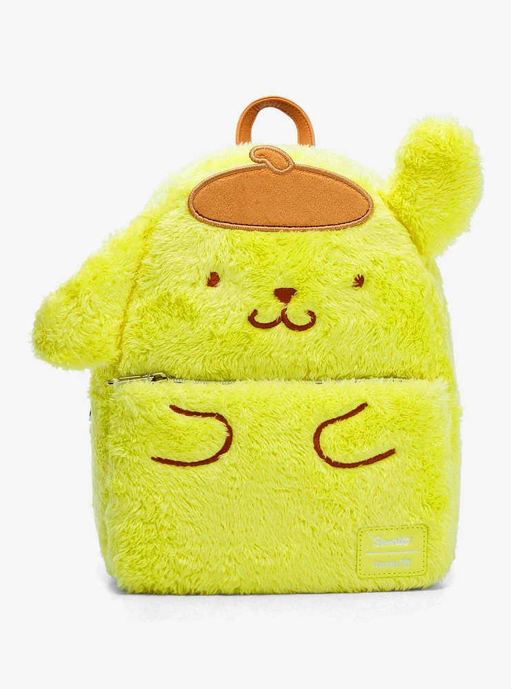 Loungefly Pompompurin Fuzzy Mini Backpack