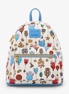 Loungefly Disney Pixar Character Balloons Mini Backpack