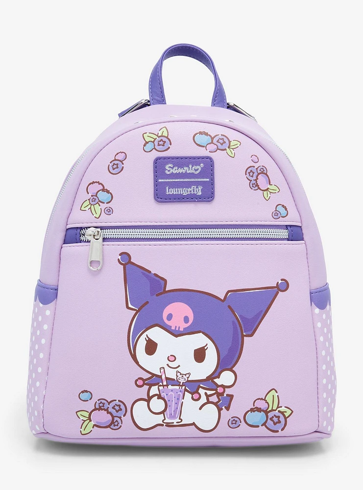 Loungefly Kuromi Blueberries Mini Backpack