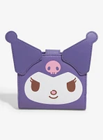 Loungefly Kuromi Face Mini Flap Wallet