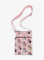 Loungefly Hello Kitty And Friends Drinks Passport Crossbody Bag