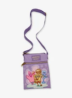 Loungefly SpongeBob SquarePants Trio Krabby Patty Passport Crossbody Bag