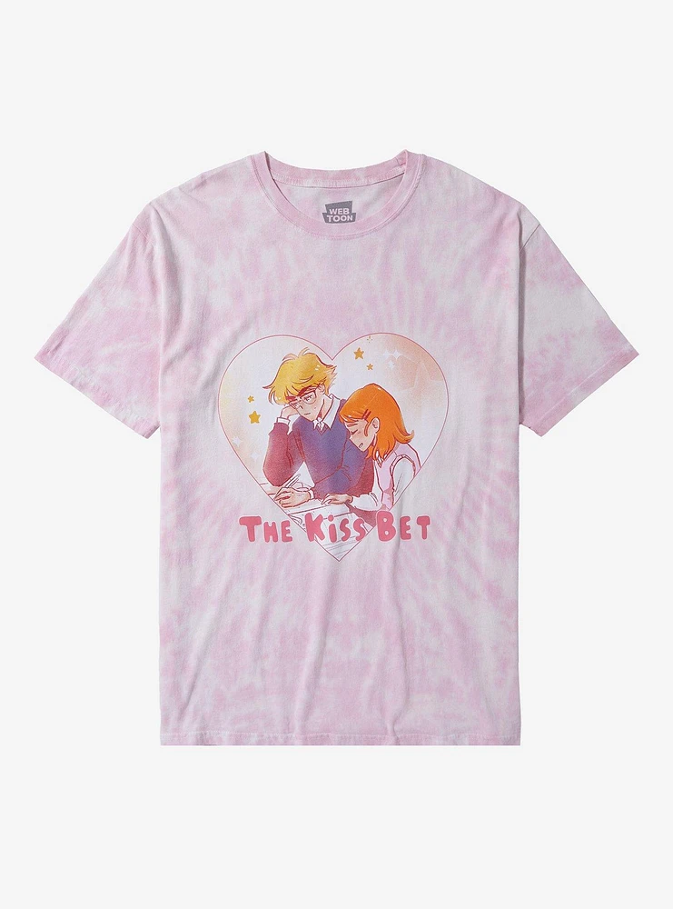 The Kiss Bet Oliver & Sara Heart Tie-Dye T-Shirt