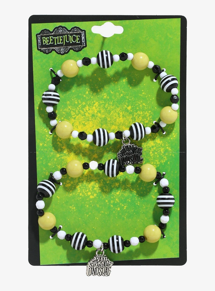 Beetlejuice Strange & Unusual Best Friend Beaded Bracelet