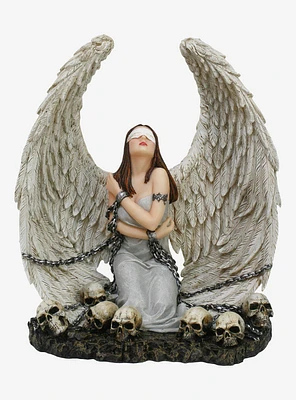 Spiral Captive Spirit Kneeling Figurine Sculpture