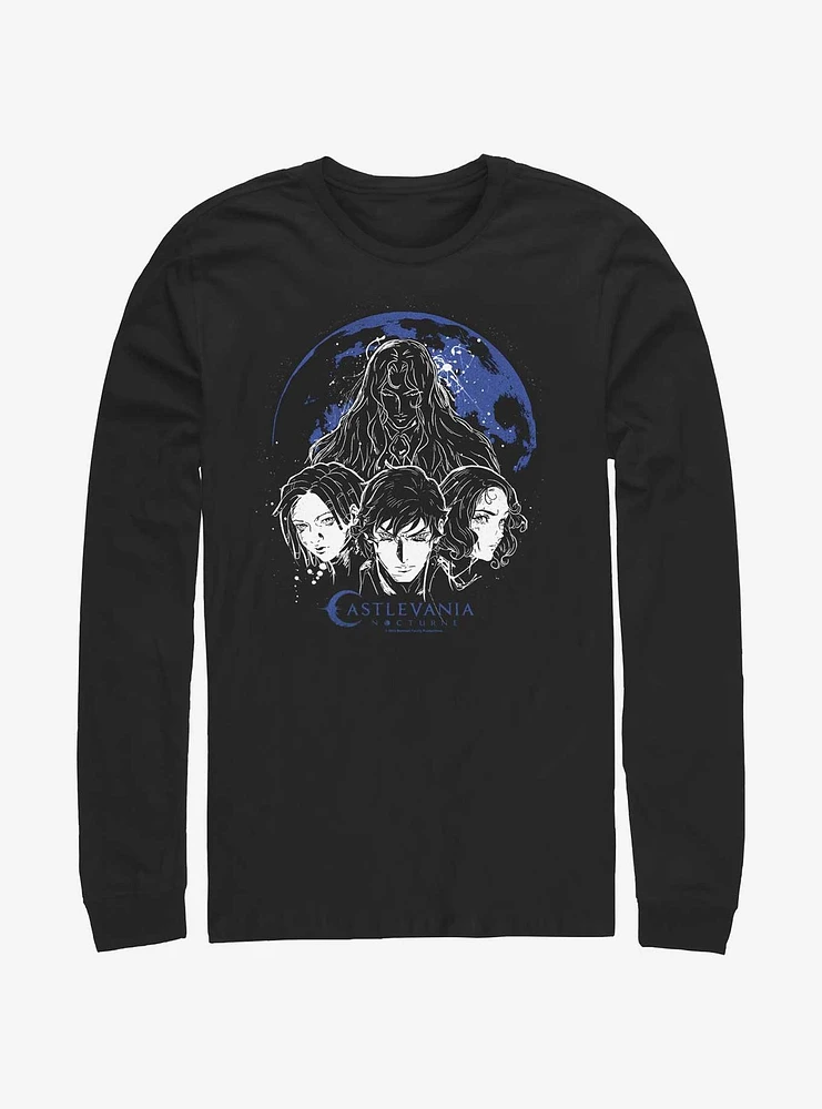 Castlevania: Nocturne Group Portrait Long-Sleeve T-Shirt