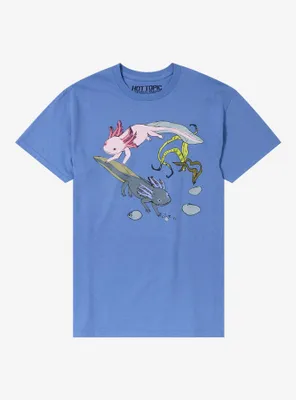 Axolotl Duo T-Shirt By Bad_Arithmetic