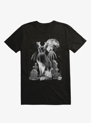 Graveyard Demon Cat T-Shirt