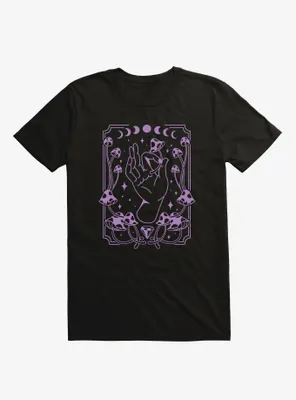 Mushroom Hand Moon Phases T-Shirt