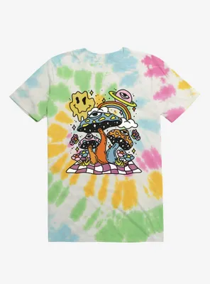 Trippy Mushroom Tie-Dye T-Shirt