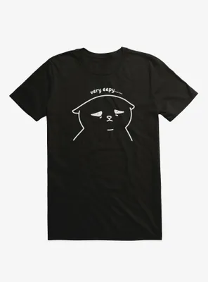 Very Eepy Cat T-Shirt By Heloisa