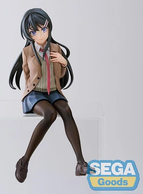 Sega Rascal Does Not Dream of a Knapsack Kid Premium Perching Mai Sakurajima Figure