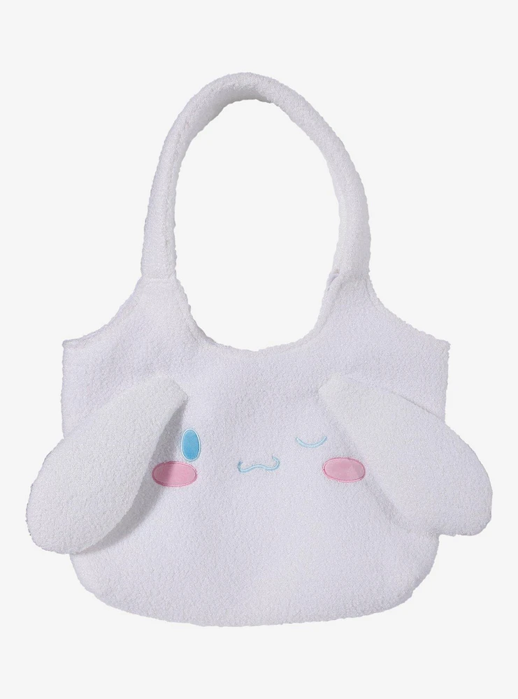 Cinnamoroll Face Sherpa Tote Bag