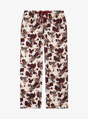 Disney Mickey Mouse Cowboy Allover Print Sleep Pants - BoxLunch Exclusive