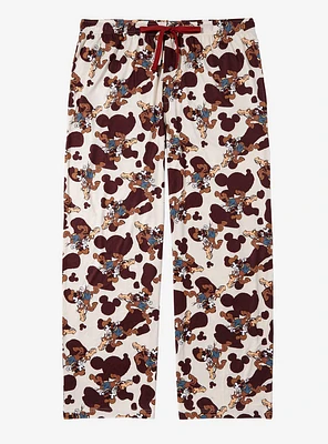 Disney Mickey Mouse Western Allover Print Women's Plus Sleep Pants — BoxLunch Exclusive