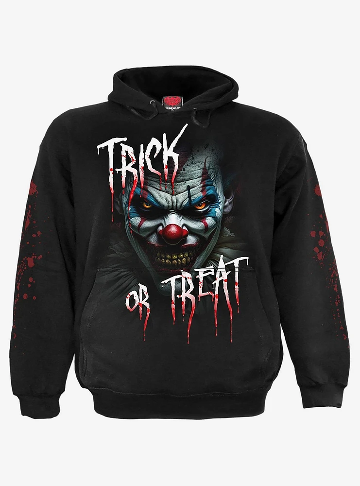 Spiral Trick Or Treat Hoodie Black