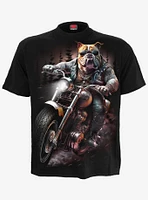 Spiral Top Dog T-Shirt Black