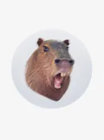 Capybara Screaming 3 Inch Button