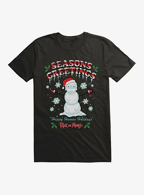 Rick & Morty Seasons Greetings T-Shirt