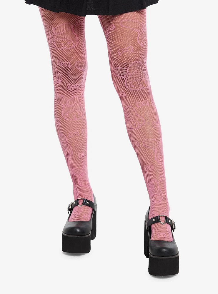 My Melody Fishnet Tights