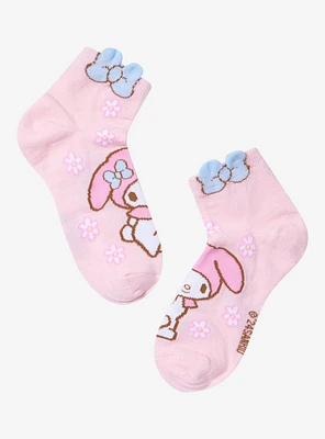 My Melody Blue Bow Ankle Socks