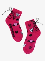 Monster High Draculaura Lace-Up Ankle Socks