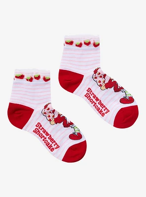 Strawberry Shortcake Mesh Strawberry Ankle Socks