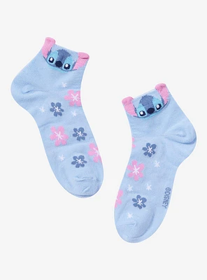 Disney Lilo & Stitch Flower Ankle Socks