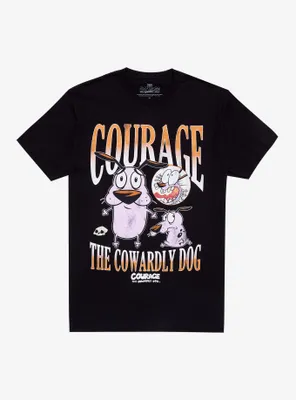 Courage The Cowardly Dog Collage T-Shirt