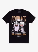Courage The Cowardly Dog Collage T-Shirt